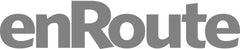 Gray logo for enRoute magazine